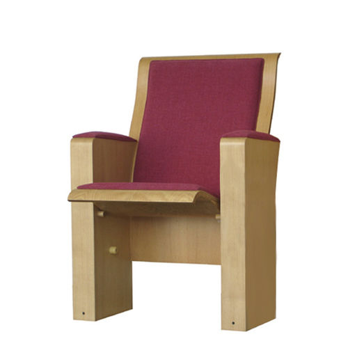 Fauteuil d'auditorium contemporain - BARREIRO - Nautilus SA - en tissu / en bois / en polyuréthane