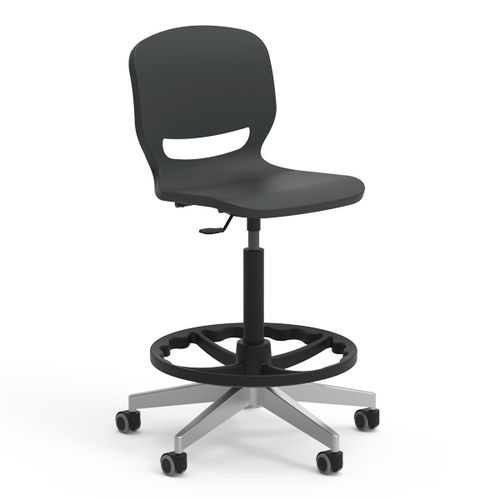 Chaise de bureau contemporaine - SPIN - Nautilus SA - d'intérieur / en plastique / avec piètement en métal