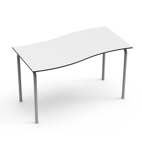 Bureau sur pied - WAVED - Nautilus SA - pour 2 personnes / contemporain / en métal peint