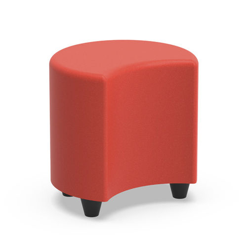 Pouf contemporain - BLRE - Nautilus SA - en tissu / en mousse / en demi-cercle