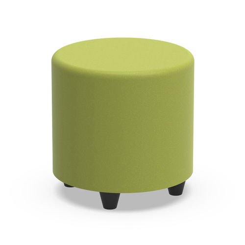 Pouf contemporain - BLRD - Nautilus SA - en tissu / en mousse / rond