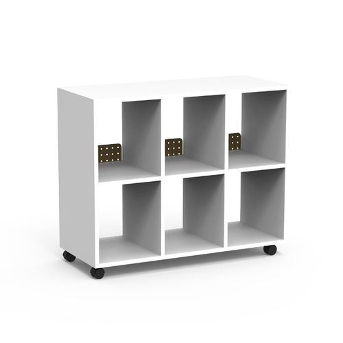 Étagère mobile - BR6 - Nautilus SA - contemporaine / en PVC / en mélaminé