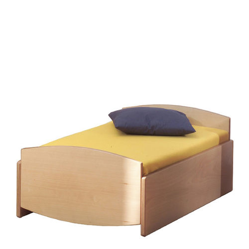 Lit simple - CB.KQ - Nautilus SA - contemporain / en hêtre / MDF