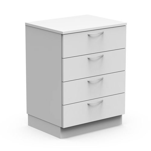 Caisson de bureau en mélaminé - TMFG - Nautilus SA - PVC / aggloméré / à 4 tiroirs