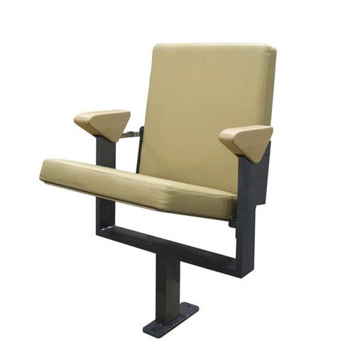 Fauteuil d'auditorium contemporain - LISBON - Nautilus SA - en simili cuir / en hêtre / en métal