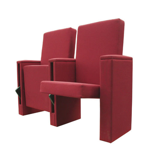 Fauteuil d'auditorium contemporain - EUROPA - Nautilus SA - en tissu / en mousse de polyuréthane / en simili cuir