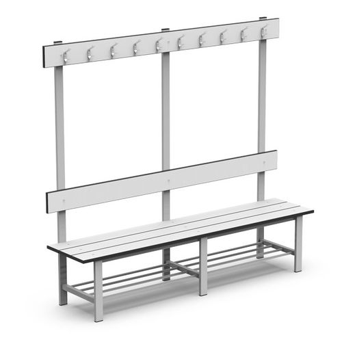 Banc contemporain - AJ 04.FEN - Nautilus SA - en acier / aluminium / époxy