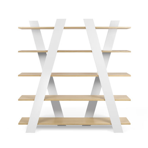Bibliothèque haute - WIND - TEMAHOME - contemporaine / en bois