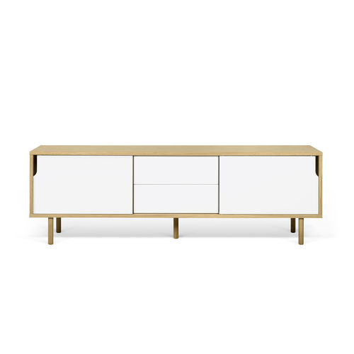 Buffet contemporain - DANN 201 - TEMAHOME - en bois laqué / en chêne / en placage de bois