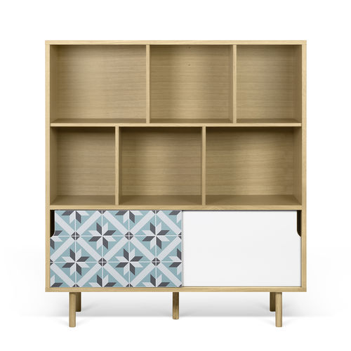 Buffet haut - DANN STAR - TEMAHOME - contemporain / en bois laqué / en chêne