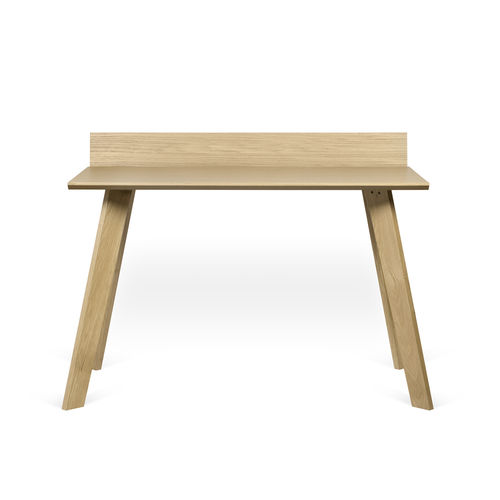 Bureau contemporain - LOFT - TEMAHOME - en chêne / en placage de bois / en bois laqué