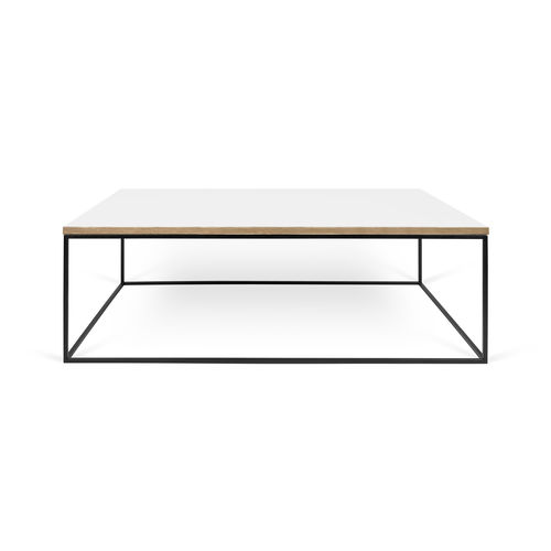 Table basse contemporaine - GLEAM 120 - TEMAHOME - en bois laqué / en contreplaqué / en métal