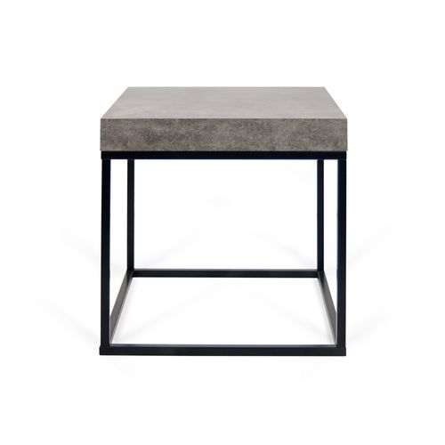 Table d'appoint contemporaine - PETRA 55 - TEMAHOME - en métal / en béton / en mélaminé