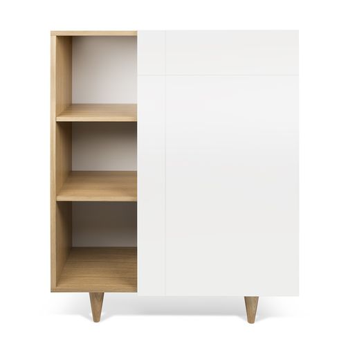 Buffet haut - CRUZ - TEMAHOME - contemporain / en bois laqué / en chêne
