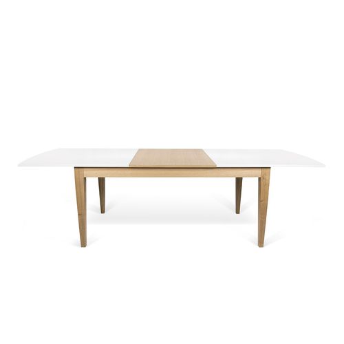 Table à manger contemporaine - NICHE - TEMAHOME - en chêne / rectangulaire / à rallonge