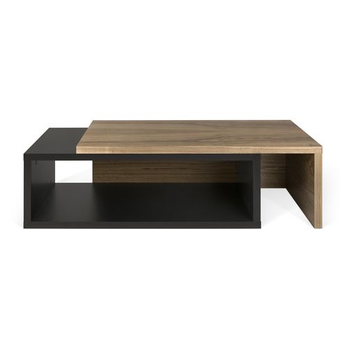 Table basse contemporaine - JAZZ - TEMAHOME - en noyer / en bois laqué / rectangulaire