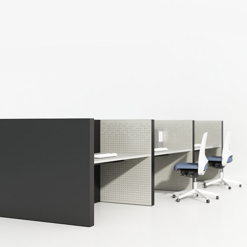 Bureau pour open space - MEE - Iduna S.A. - contemporain / en bois / acoustique