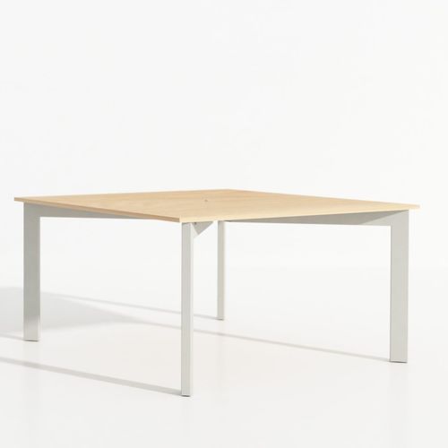 Table d'enseignement contemporaine - TWIST - Iduna S.A. - en bois / avec piètement en métal / rectangulaire