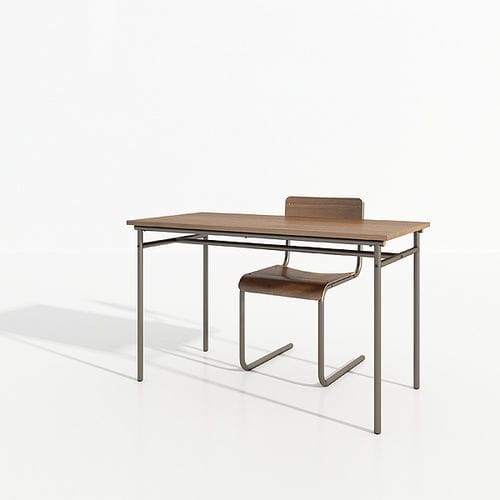 Table d'enseignement contemporaine - SIZA  - Iduna S.A. - en bois / avec piètement en métal / rectangulaire