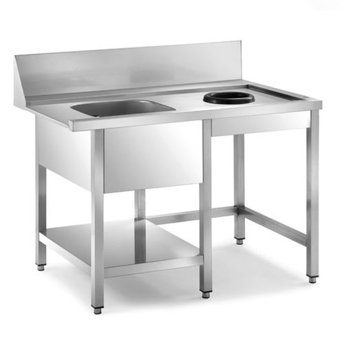 Meuble évier en acier inox - MPILV  - Sammic - pour cuisine professionnelle / sur pieds / professionnel