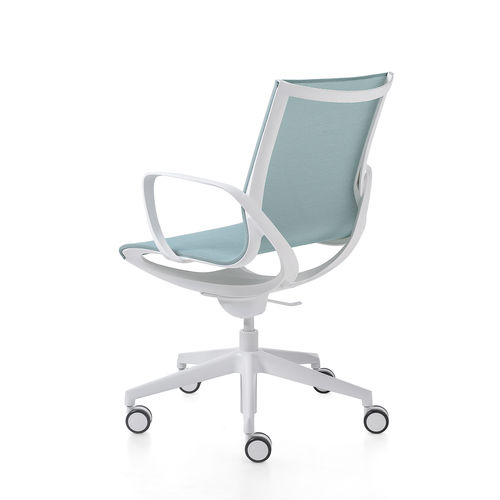 Chaise de bureau contemporaine - KEY LINE - KASTEL srl - d'intérieur / en résille / en polypropylène