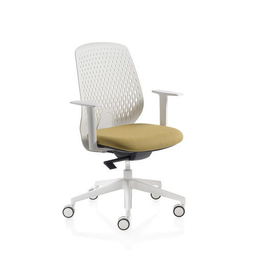 Chaise de bureau contemporaine - KEY SMART - KASTEL srl - d'intérieur / en tissu / en cuir