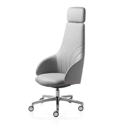 Fauteuil de direction contemporain - KONTEA LINEAR - KASTEL srl - en cuir / en tissu / en simili cuir
