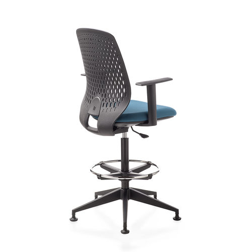 Chaise de bureau contemporaine - KEY SMART STOOL - KASTEL srl - d'intérieur / en tissu / en polypropylène