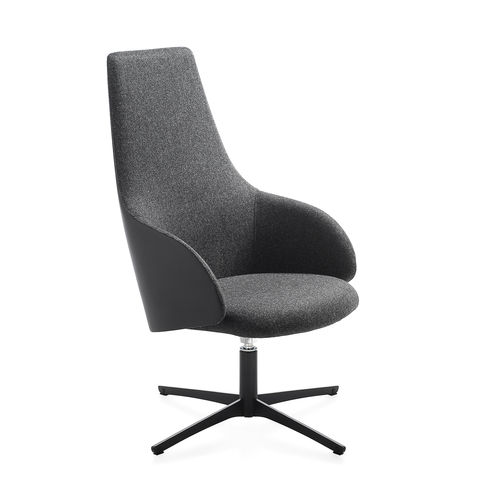 Fauteuil visiteur contemporain - KONTEA WAITING - KASTEL srl - en tissu / en cuir / en simili cuir