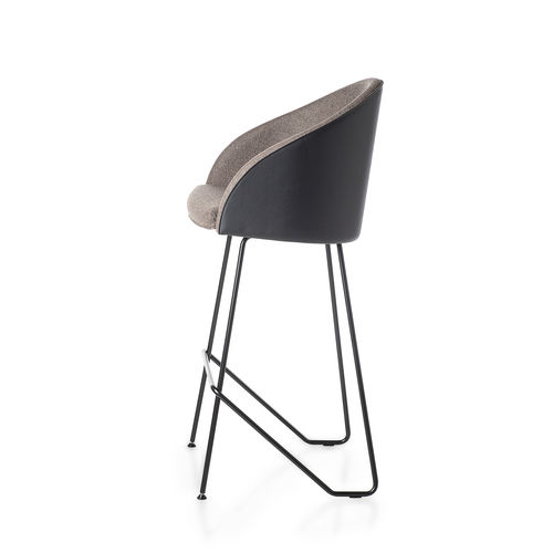 Chaise de bar contemporaine - KAMEO STOOL - KASTEL srl - d'intérieur / en tissu / avec piètement en métal