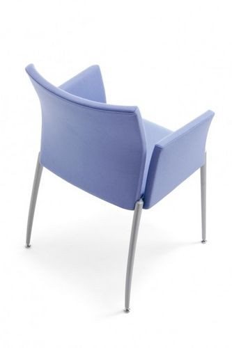 Chaise visiteur contemporaine - KALLA - KASTEL srl - en tissu / avec accoudoirs