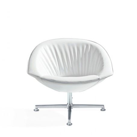Chaise contemporaine - KROKUS - KASTEL srl - en tissu / avec piètement en métal / tapissée