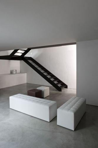 Banquette contemporaine - KUBOX - KASTEL srl - en cuir / professionnelle / blanche