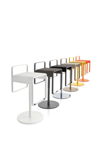 Tabouret de bar contemporain - KYRO - KASTEL srl - avec piètement en acier / pivotant / professionnel