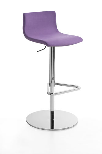 Chaise de bar contemporaine - KIMBOX STOOL - KASTEL srl - en textile / en métal / tapissée