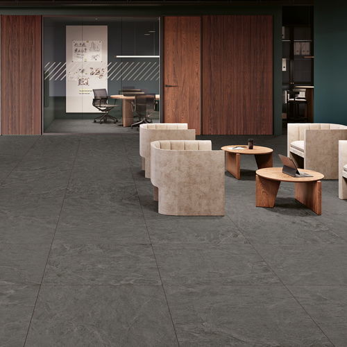 Carrelage en grès cérame - THUNDER  - MARGRES - mat / structure / d'intérieur