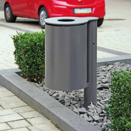 Poubelle publique - Argen - Gem. Westeifel Werke GmbH - sur pied / en acier galvanisé / en acier à revêtement par poudre