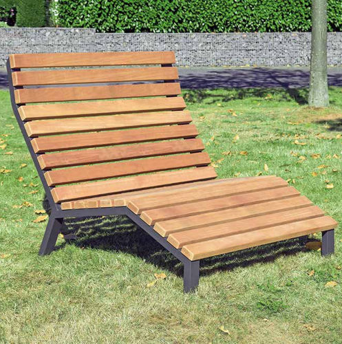 Bain de soleil contemporain - Eifel - Gem. Westeifel Werke GmbH - en bois / en acier galvanisé / pour espace public