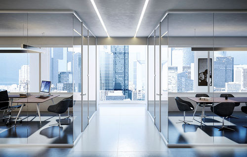 Cloison amovible - K1-K2 - NEWFORM Ufficio - vitrée / professionnelle