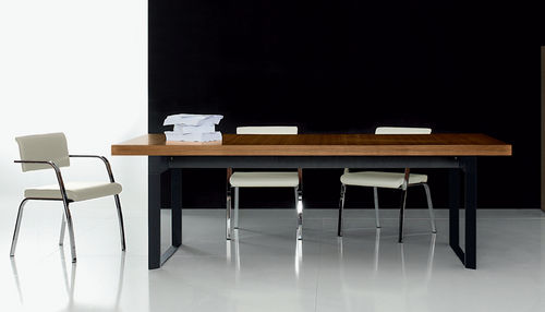 Table de réunion contemporaine - SIMPOSIO - NEWFORM Ufficio - en bois / rectangulaire / professionnelle