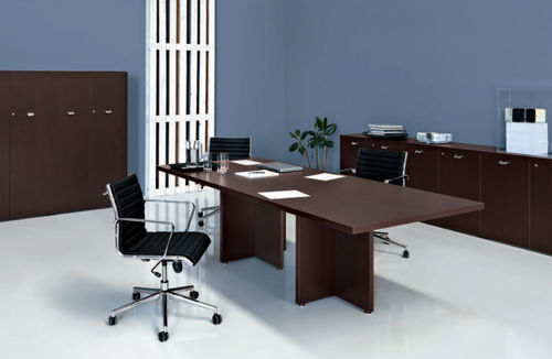 Table de réunion contemporaine - TOWER  - NEWFORM Ufficio - en bois / rectangulaire / professionnelle