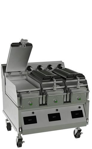 Contact-gril électrique - L858 - Taylor - sur pied / pour restaurant / professionnel