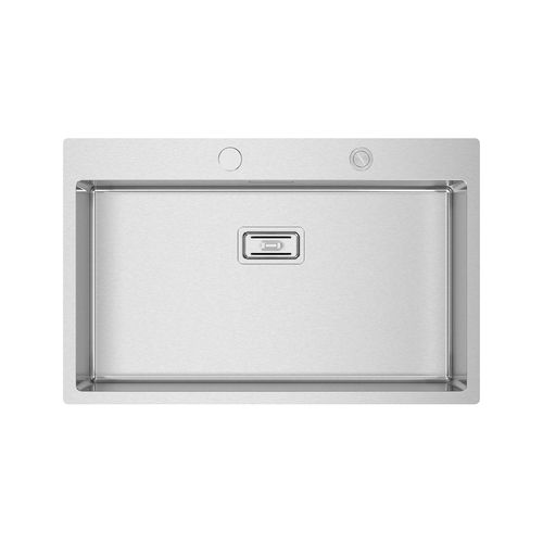 Évier 1 bac - BOX LUX 76 - RODI HOME – kitchen sinks and accessories - sans égouttoir / en inox brossé / encastrable