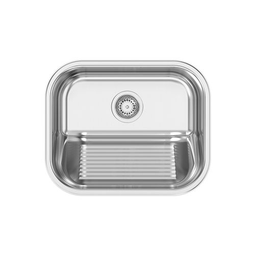 Évier 1 bac - ACQUAVIVA - RODI HOME – kitchen sinks and accessories - sans égouttoir / en acier inoxydable poli / encastrable