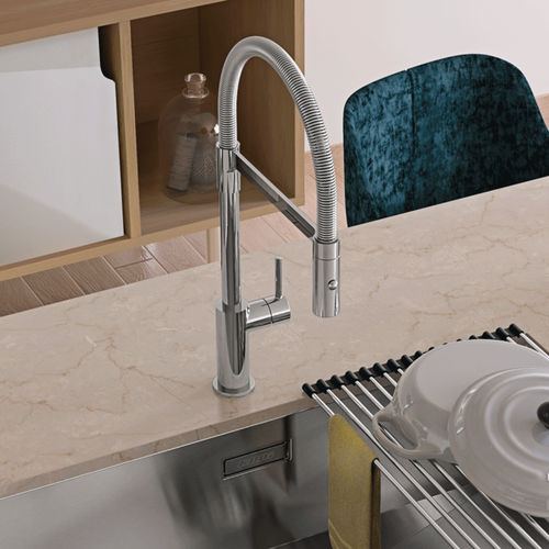 Mitigeur à poser - LINE MN 1022 - RODI HOME – kitchen sinks and accessories - en acier inoxydable / de cuisine / 1 trou