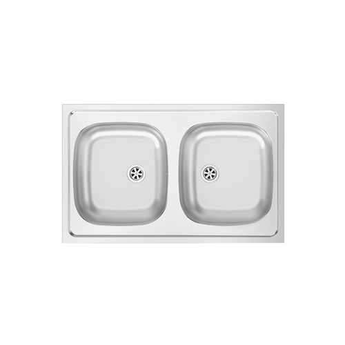 Évier 2 bacs - SIT ON 800×500 BB - RODI HOME – kitchen sinks and accessories - sans égouttoir / en acier inoxydable / encastrable