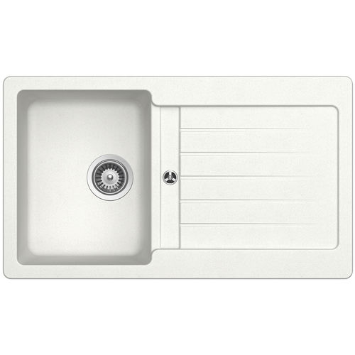 Évier 1 bac - 86 ALPINA - RODI HOME – kitchen sinks and accessories - avec égouttoir / en composite / encastrable