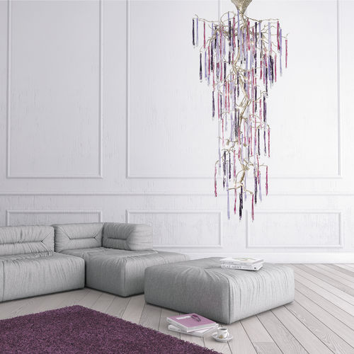 Lustre classique - STALACTITE S - Serip - en verre / en bronze / cascade