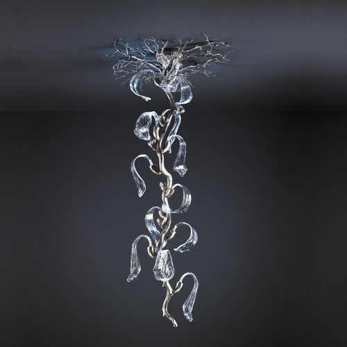 Plafonnier design original - WINGS VERTICAL S - Serip - en verre / en bronze / à LED