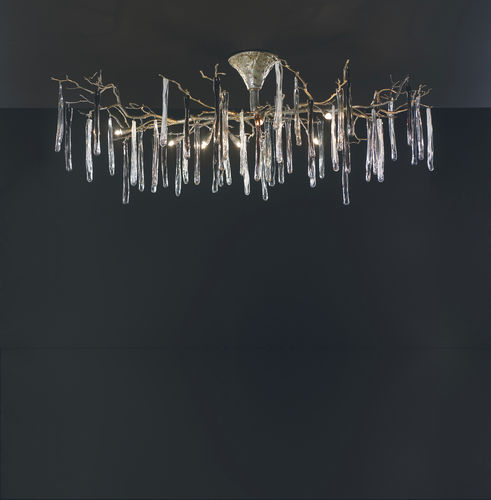 Plafonnier classique - DRIPSTONE S - Serip - en verre / en bronze / à LED